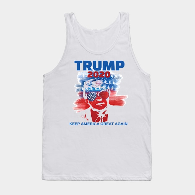 Trump Keep America Great Again short Sleeve T-Shirt 2020 Election Republican POTUS Tee T-Shirt Tank Top by Meryarts